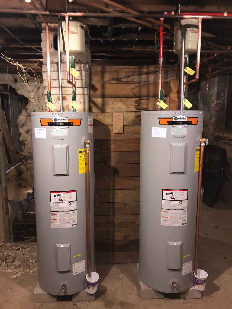 Electric hot water heaters